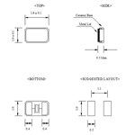 AKER超小型晶振,CTS1-32.768-12.5-20-X-R,智能手機(jī)晶振